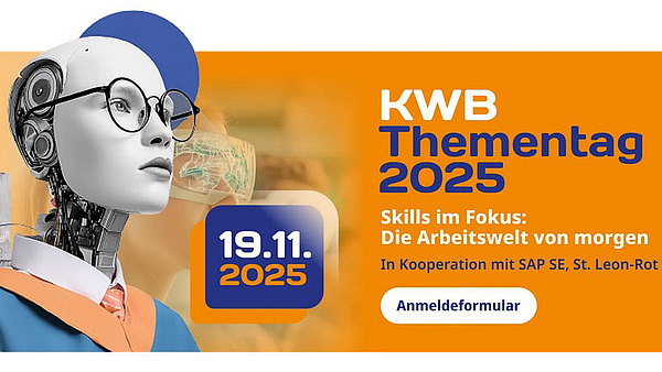 Veranstaltungstipp für Ausbildungsverantwortliche – Thementag 2025 des Kuratoriums der Deutschen Wirtschaft für Berufsbildung (KWB)