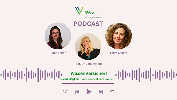 WissenVersichert – Der Podcast für Bildung in der Versicherungsbranche  Folge 6: „Nachhaltigkeit – vom Konzept zum Können“